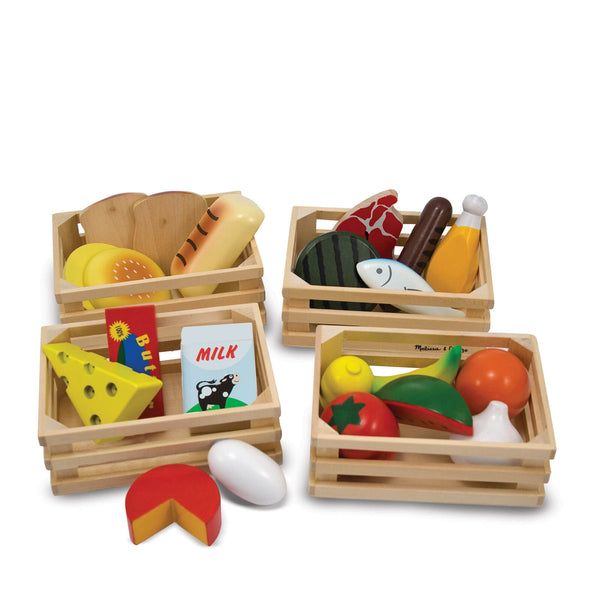 4 Play Food Groups and Crates