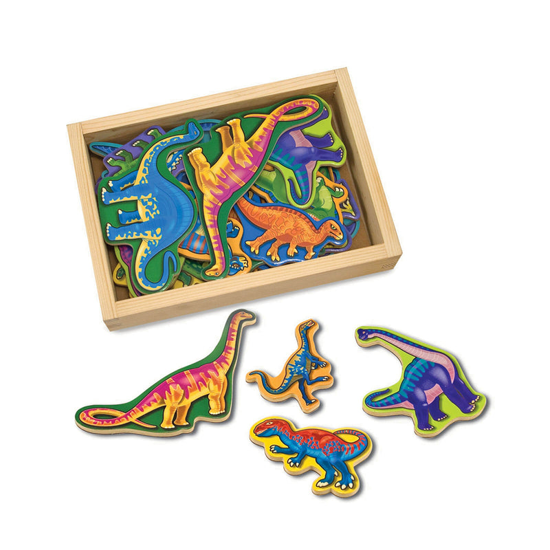 Wooden Dinosaur Magnets