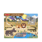 Wooden Peg Puzzle - Safari