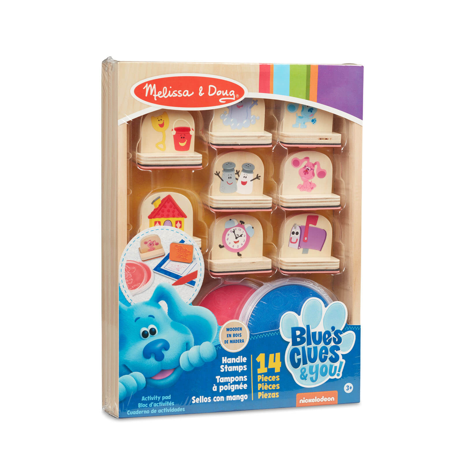 Blues Clues Wooden Handle Stamps Activity Set