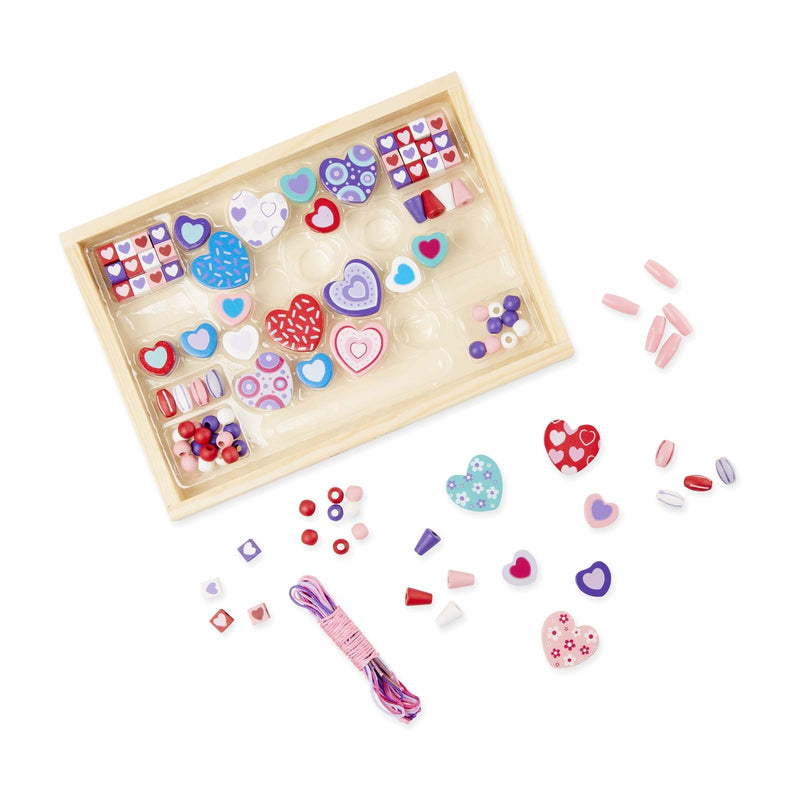 Wooden Heart Bead Kit