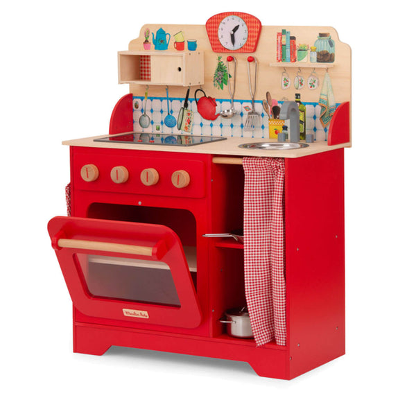 Red Classic Kitchen and Accessories