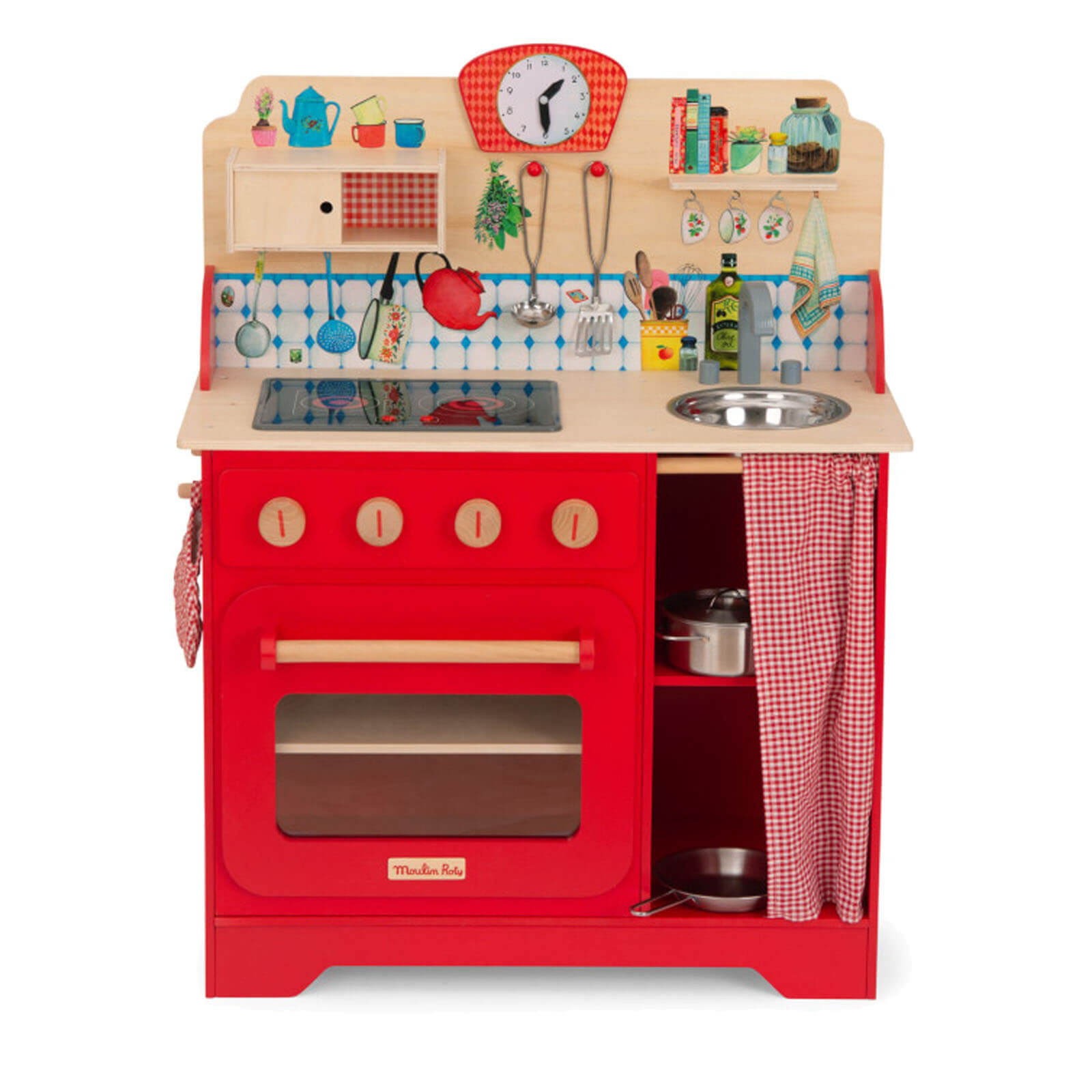 Red Classic Kitchen and Accessories