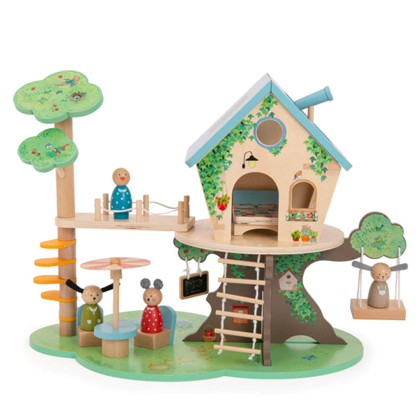 Wooden Tree House and Furniture