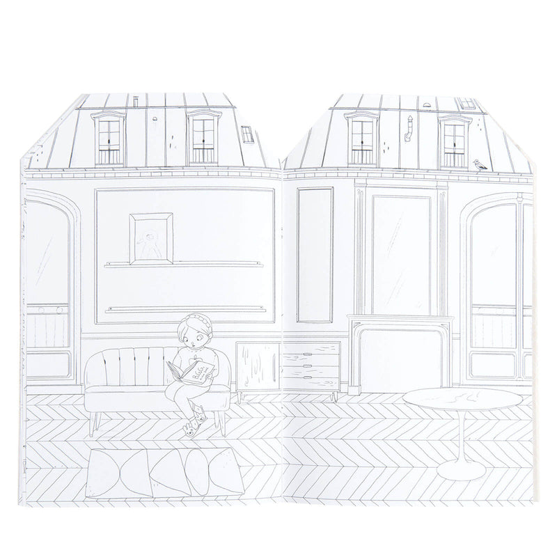 Colouring Book and Stickers - The Parisians