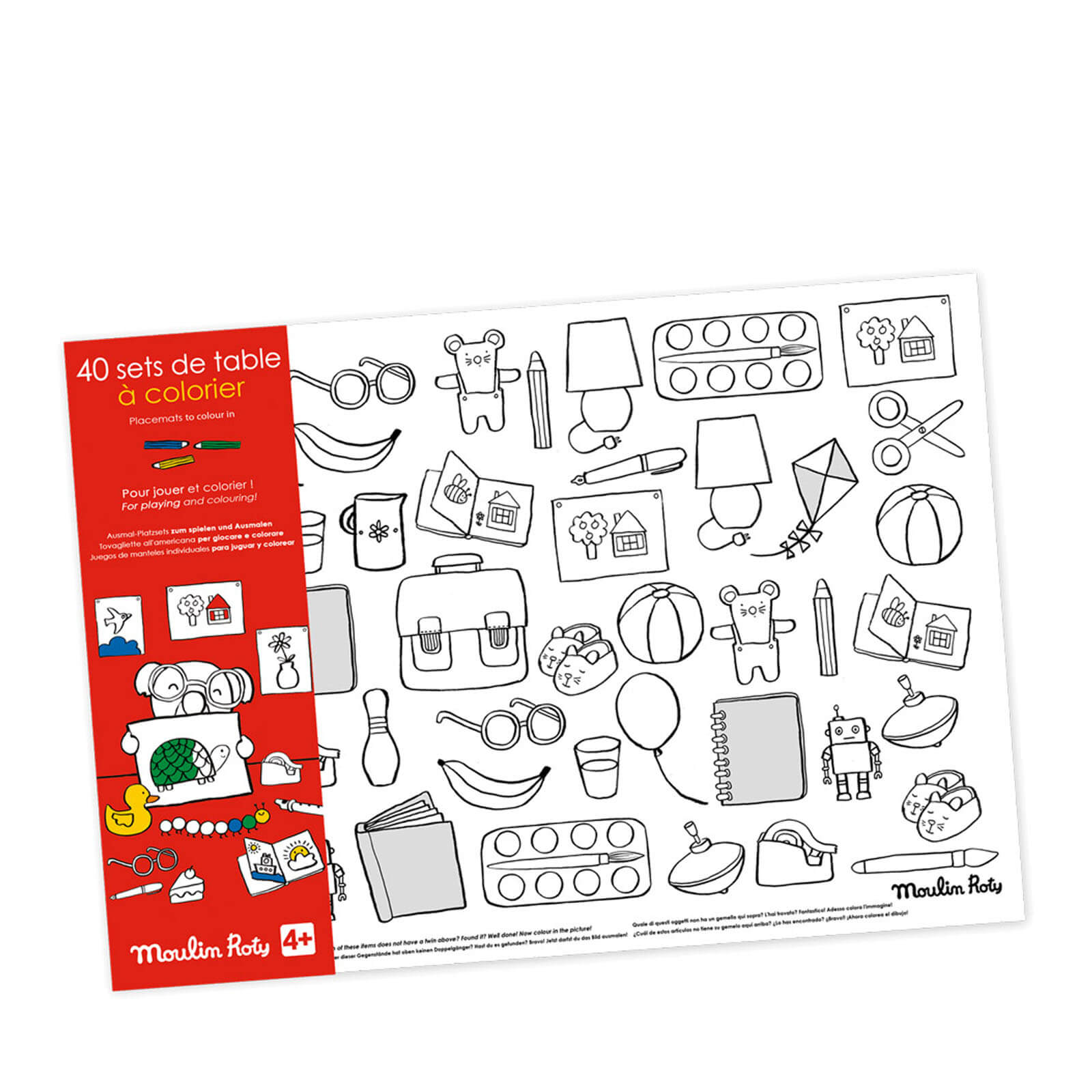 40 Colouring Placemats - The Popipops