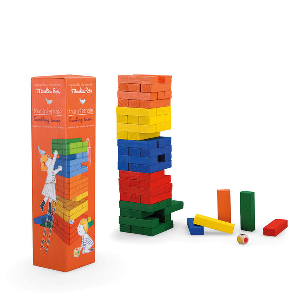 Wooden Tumbling Tower Game