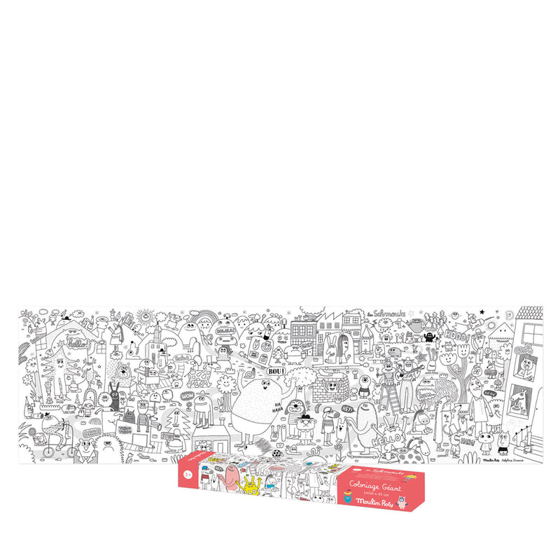Giant Colouring Poster -The Schmouks