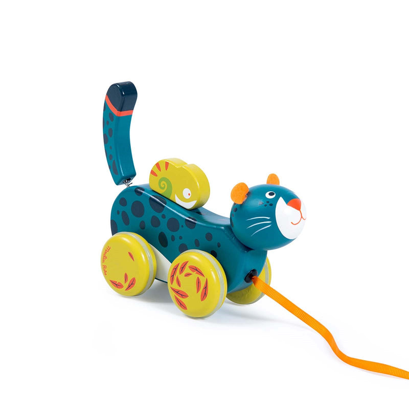 Les Jouets Pull Along Panther