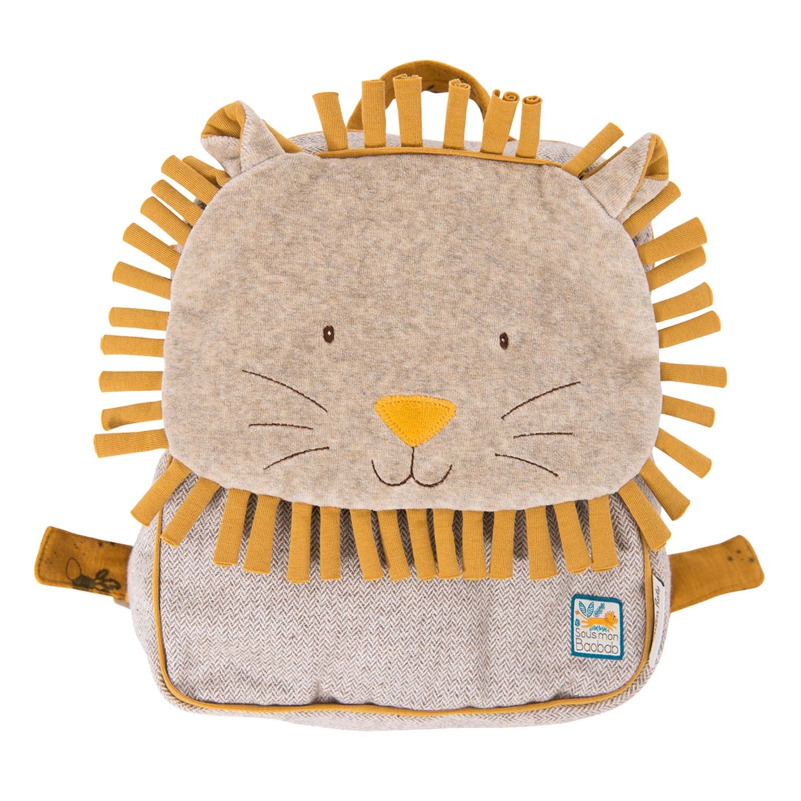 Sous Mon Baobab Lion Backpack