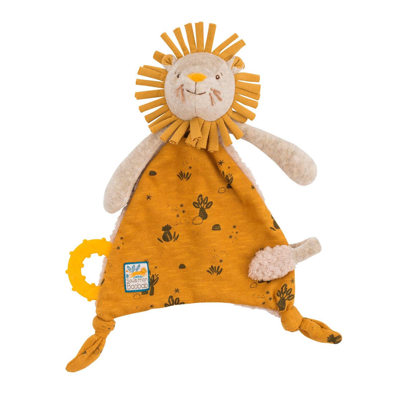 Sous Mon Baobab Lion Comforter with Pacifier Holder