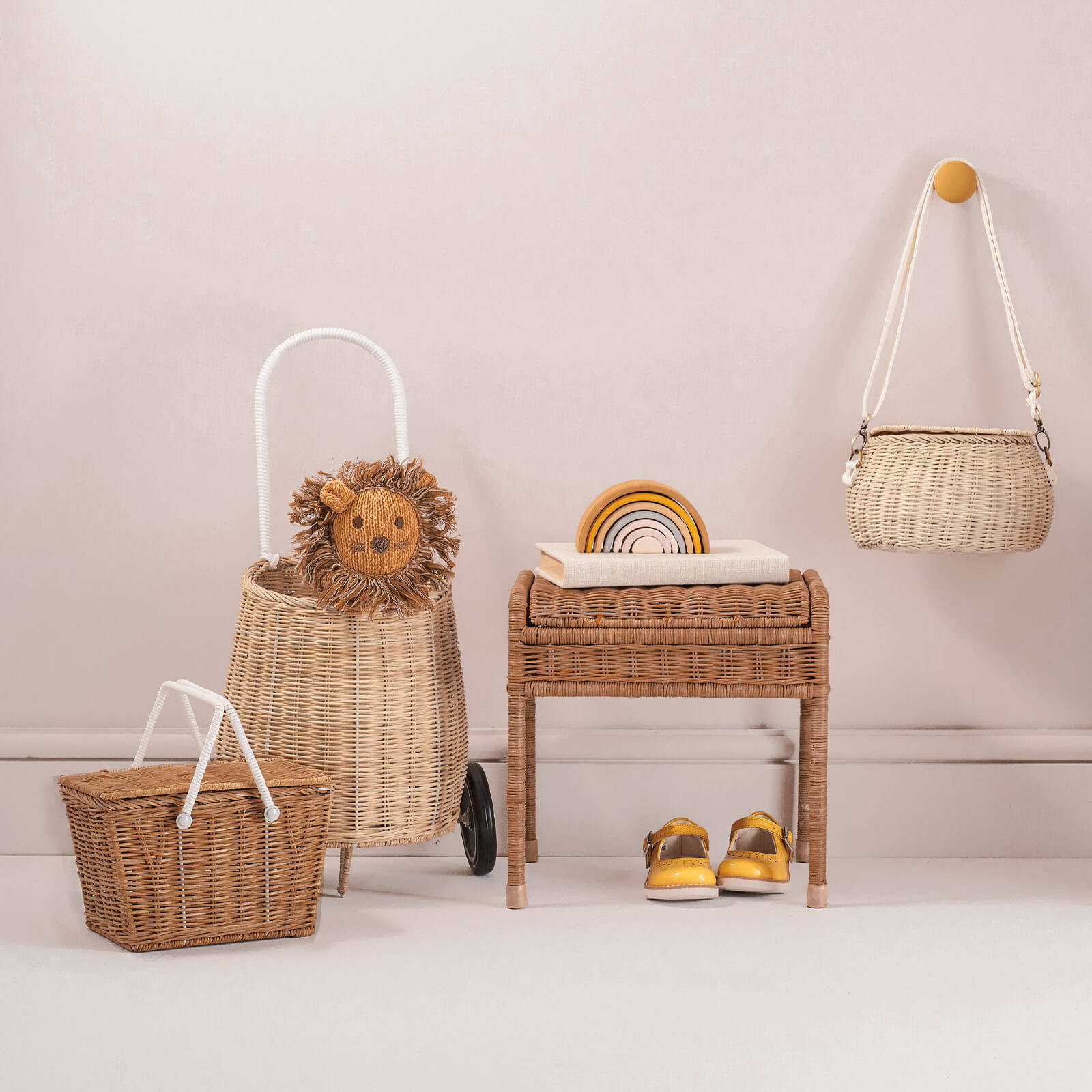 Rattan Original Luggy - Straw