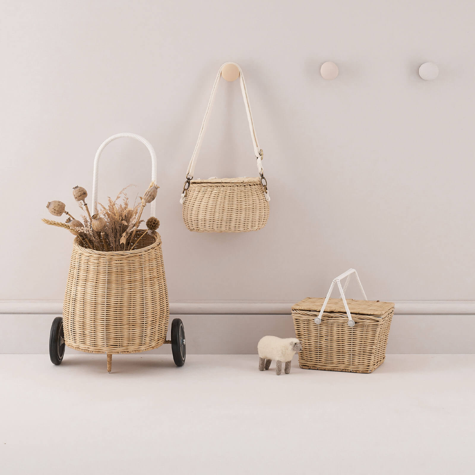 Rattan Original Luggy - Straw