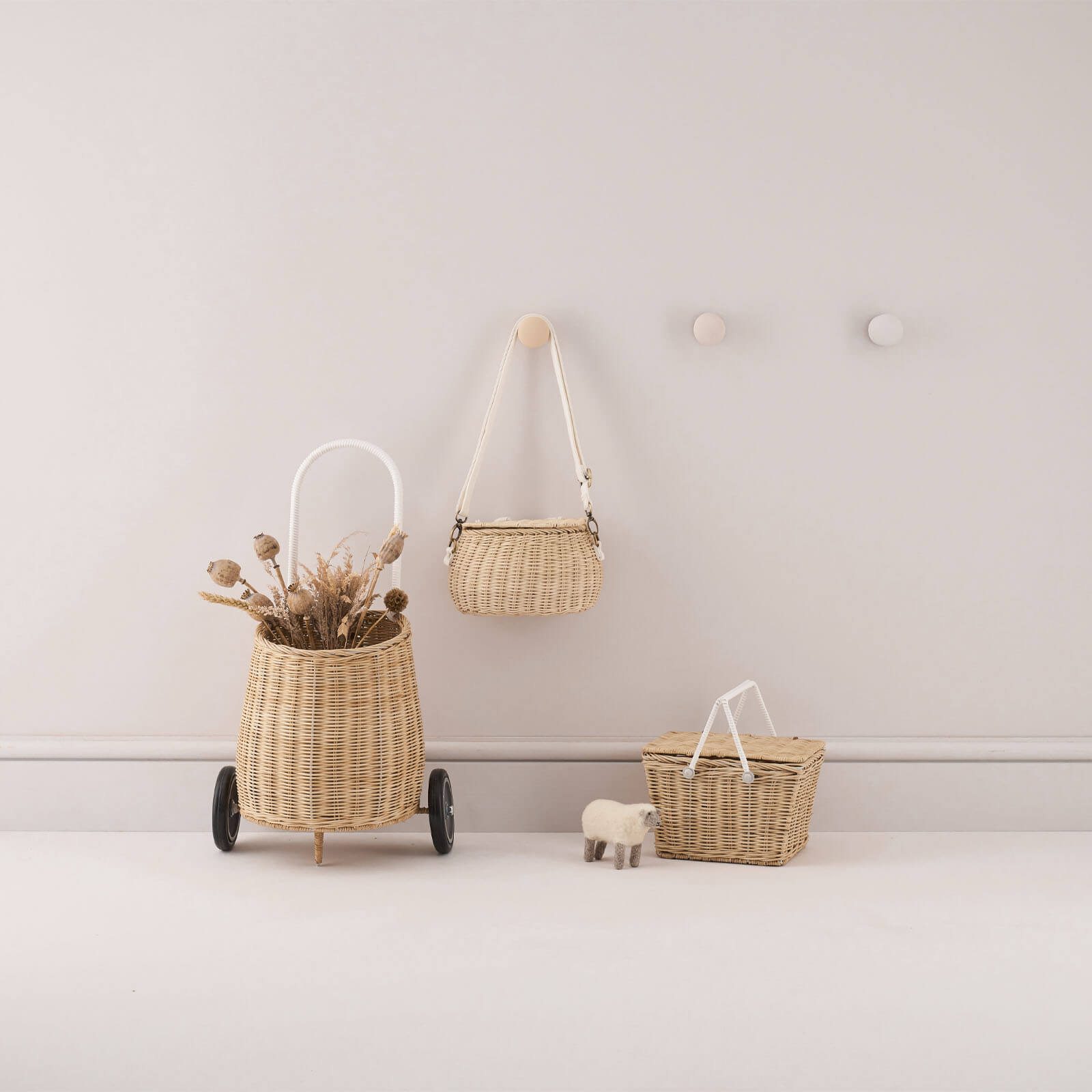 Rattan Original Luggy - Straw