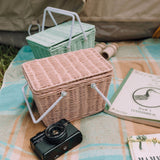 Piki Rattan Basket - Rose