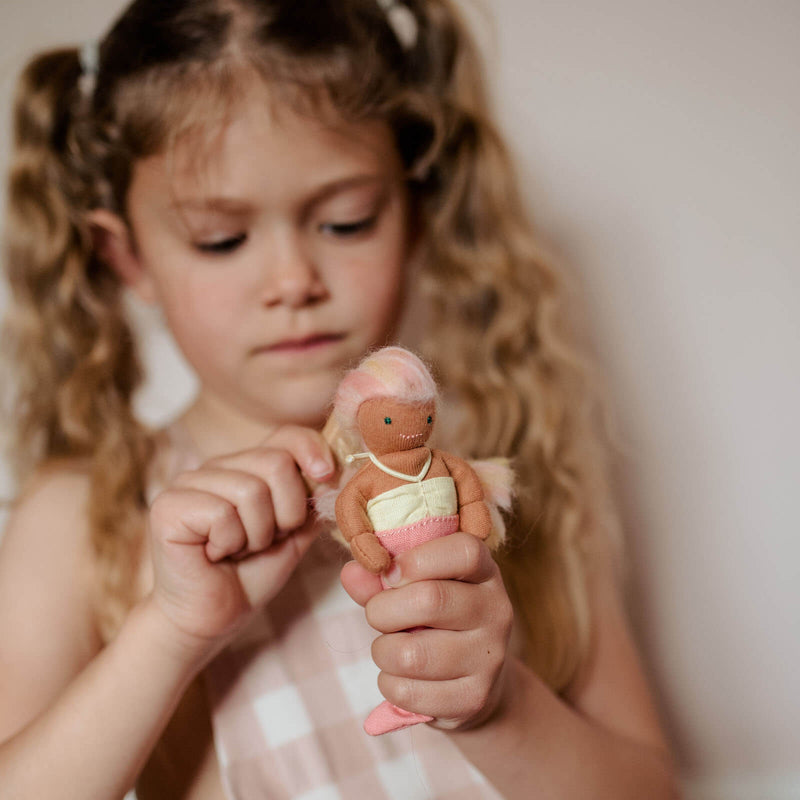 Olli Ella Holdie Folk Mermaid Isla Pink Small Kins