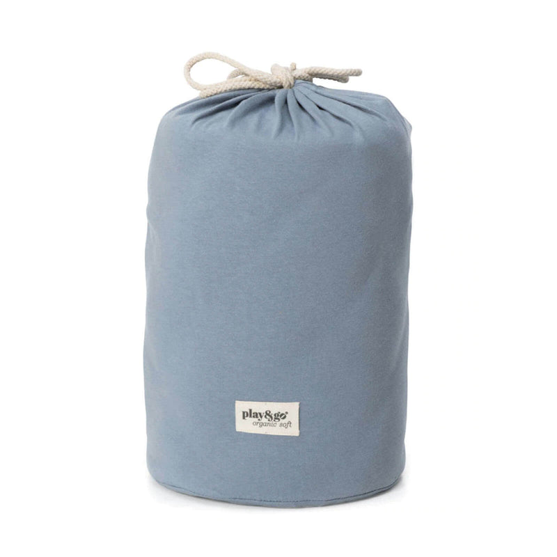 Dusty Blue Soft Baby Playmat / Storage Bag