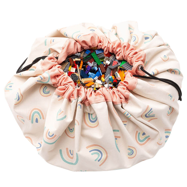 Rainbow Toy Storage Bag / Playmat