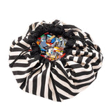 Black Stripes Storage Bag / Playmat