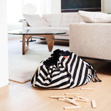 Black Stripes Storage Bag / Playmat