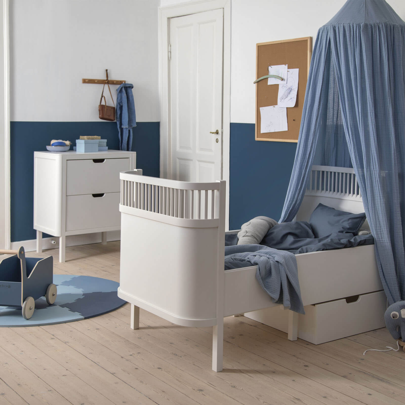 Cot Bed - Classic White