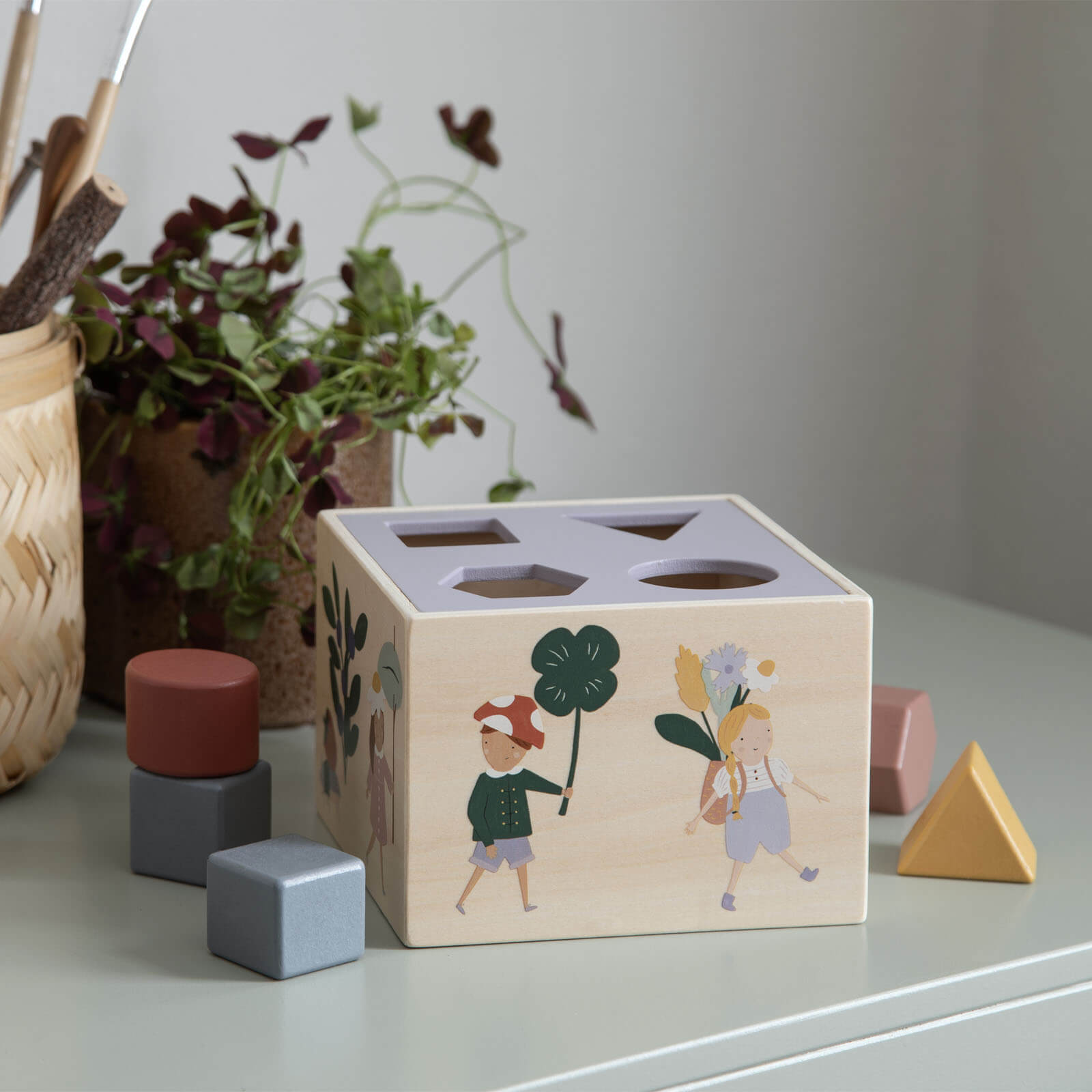 Wooden Shape Sorter - Pixie Land