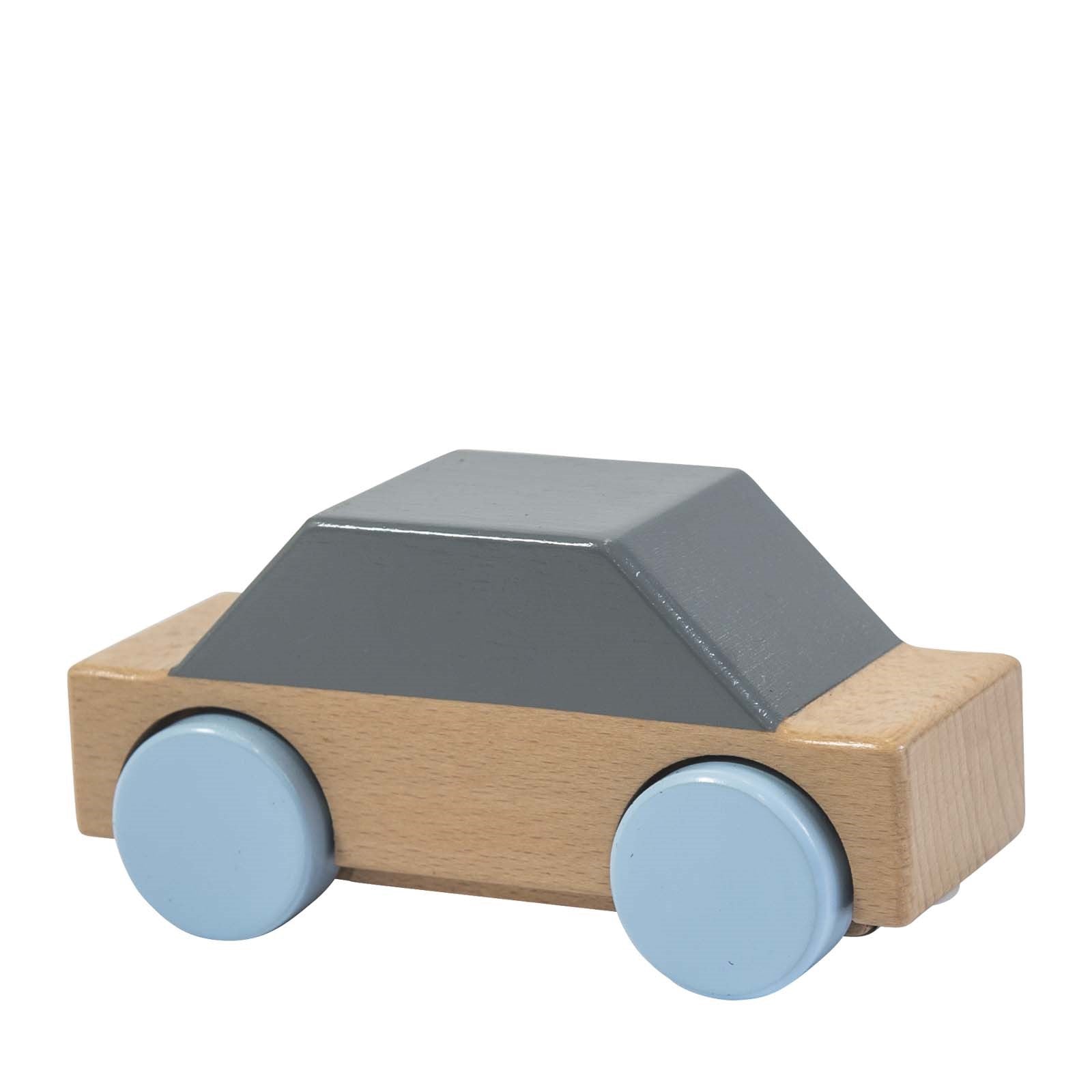 Wooden Car Classic Grey